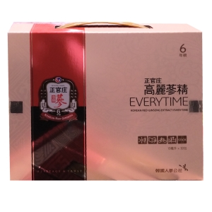 華美小舖-[主動開發票購物有保障]  正官庄極品六年根高麗蔘精華液 EVERYTIME 10毫升*30包/盒 免運費 壹盒價