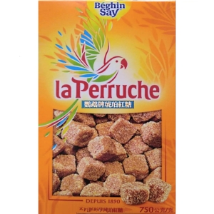 華美小舖-[主動開發票購物有保障] 法國進口 La Perruche 鸚鵡牌琥珀紅糖 750公克/盒 免運費 壹盒價