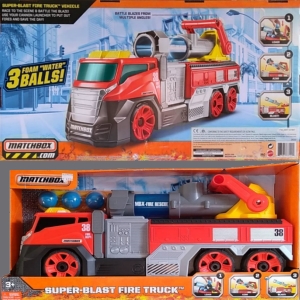 華美小舖-[主動開發票購物有保障]Matchbox 旋風發射球消防車 玩具車壹輛 免運費 壹輛價