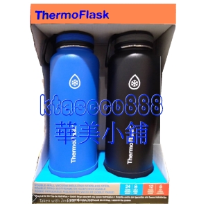 華美小舖-[主動開發票購物有保障]THERMOFLAS不锈鋼水瓶兩件組1.1公升X2 壹組價