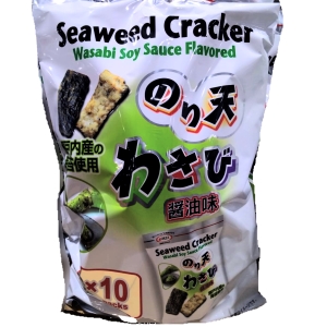 華美小舖-[主動開發票購物有保障] 日本 芥茉醬油海苔天婦羅 240公克(10小包)/袋 免運費 壹袋價