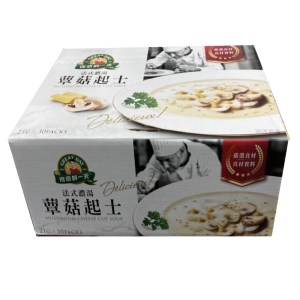 華美小舖-[主動開發票購物有保障]  GREAT DAY 得意的一天 法式濃湯蕈菇起士 21公克X30包入/盒 免運費 壹盒價