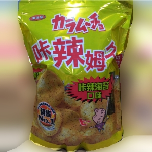 華美小舖-[主動開發票購物有保障] 湖池屋咔辣姆久 咔辣海苔口味 日本銷售No.1 500公克/袋 貳袋/組 免運費 壹組價