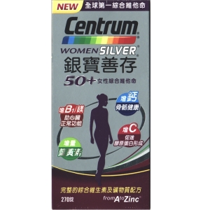 華美小舖-[主動開發票購物有保障] 銀寶善存 女性(50＋)綜合維他命 270粒/瓶 免運費 壹瓶價