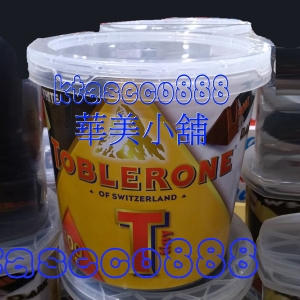 華美小舖-[主動開發票購物有保障] 瑞士三角巧克力 兩種不同黑白蜂蜜奶油杏仁巧克力 口味濃郁 綜合桶 800公克/桶 免運費 壹桶價
