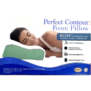 華美小舖[主動開發票購物有保障] Comfort Tech 曲線記憶枕 33*51*12.7公分 參件組 免運費 壹組價
