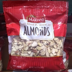 華美小舖-[主動開發票購物有保障] 美國 MARIANI ALMONDS 杏仁切片 907公克/袋 免運費 壹袋價
