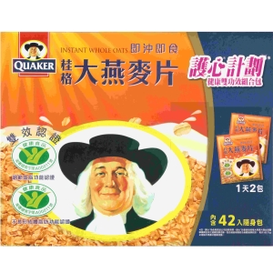 華美小舖-[主動開發票購物有保障] QUAKER 桂格大燕麥片隨身包 37.5公克*42入/件 免運費 壹件價
