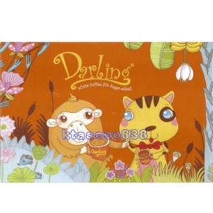華美小舖-[主動開發票購物有保障] Darling 二合一白咖啡(無糖),30公克*80入/箱 兩箱/組 免運費 壹組價