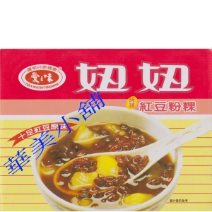華美小舖-[主動開發票購物有保障]  愛之味 妞妞蒟蒻紅豆粉粿 260公克*12入/箱 免運費 壹箱價