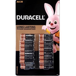華美小舖-[主動開發票購物有保障] 金頂 金霸王DURACELL 三號電池 30顆/盒 免運費 壹盒價