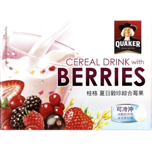 華美小舖-[主動開發票購物有保障] QUAKER 桂格夏日堅果穀珍綜合莓果 可冷沖 30克*36包/箱 免運費 壹箱價