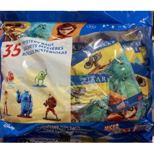 華美小舖-[主動開發票購物有保障]  PIXAR 迷你公仔驚喜包35入組 25款PIXAR經典角色 適用年齡3歲以上 免運費 壹件價