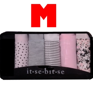 華美小舖-[主動開發票購物有保障] IT-SE-BIT-SE女棉內褲 亞洲尺寸：Ｍ 95%棉 5%彈性纖維 穿著前請先洗滌 6入/盒 免運費 壹盒價