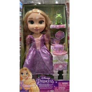華美小舖-[主動開發票購物有保障]  DISNEY TODDLER Q版公主含造型配件 適3歳以上 通過國家安全認證玩具檢測 免運費 壹件價