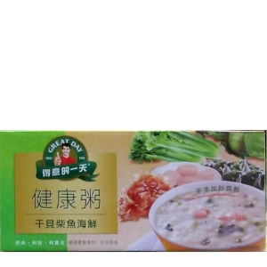 華美小舖-[主動開發票購物有保障] GREAT DAY 得意的一天 干貝材魚粥 無防腐劑 40公克30包入/箱 禮盒包裝 送禮自用兩相宜 免運費 壹箱價