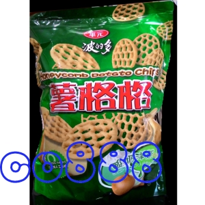 華美小舖-[主動開發票購物有保障] 華元 波的多 薯格格 酸奶洋蔥口味洋芋片 450公克/袋 參袋/組 免運費 壹組價