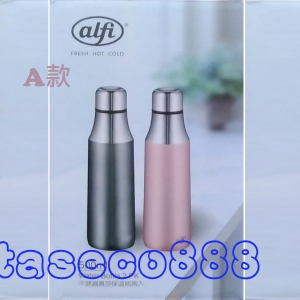 華美小舖-[主動開發票購物有保障] ALFI CITY THERMAL不鏽鋼保溫瓶 百年德國品牌 耐撞擊洗碗機適用 長效保溫保冷 500毫升2入組 A款(粉灰配) 免運費 壹件價