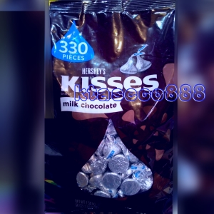 華美小舖-[主動開發票購物有保障]  賀喜 HERSHEYS KISSES 水滴型 牛奶巧克力 可作為喜糖 1.48公斤/袋 免運費 壹袋價