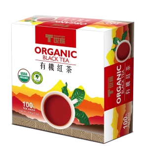 T世家 有機紅茶-簡易包 100入/盒
