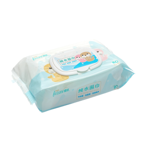 蘭韻純水濕巾80抽-趴趴蓋(12包/箱)