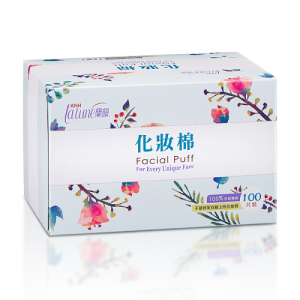 蘭韻紙纖化妝棉100片裝(6盒/箱)