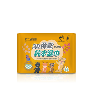 蘭韻純水濕巾20抽-3D柔點超厚型(24包/箱)