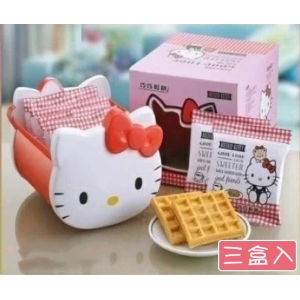 Hello Kitty 巧巧鬆餅(8入/盒/3盒/組)(蛋奶素可食)