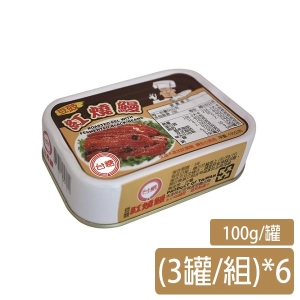 【台糖】豆豉紅燒鰻魚(100g/罐/3罐/組)*6