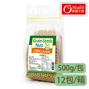 【有幾園】有機黃豆(500g/包/12包/箱)