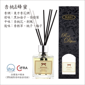 【i郵箱取貨】買一送一[BIONEO百妮]ROOM DIFFUSER香水擴香組※杏桃&amp;蜂蜜 100ml