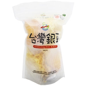 新品!! [團購免運]隆谷養菇場-台灣有機烘乾銀耳8包/組(免運)釆園有機農產品驗證