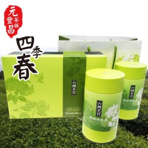 【i郵箱取貨】元豐昌茶舖《南投四季春茗賞/雀悅禮盒(4兩*2)》農藥檢驗合格、投保產品責任險