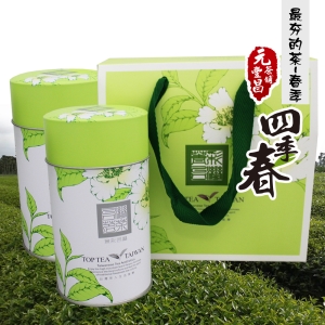 本島免運費【i郵箱取貨】元豐昌茶舖《台灣南投四季春(4兩*2)》雙罐提盒