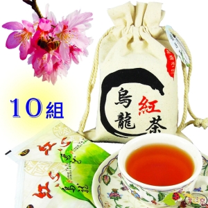 【龍源茶品】紅心烏龍‧紅茶包10袋組(12包/袋) - 共120包-《國際、大陆港澳配送-選離島宅配》詳見國際配送說明●台澎金馬(一般宅配)