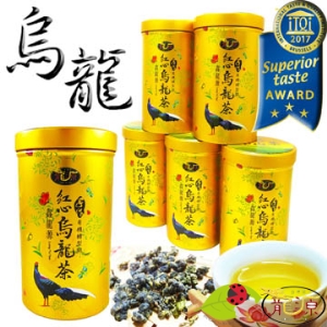 米其林三星【鑫龍源有機茶】有機紅心烏龍青茶6罐組(100g/罐) 附提袋 - 冬茶鮮摘-台灣茶-《國際、大陆港澳配送-選離島宅配》詳見國際配送說明●台澎金馬(一般宅配)