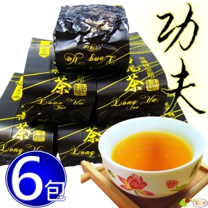 【鑫龍源有機茶】傳統手作-有機紅心烏龍功夫茶6包組 -（100g/包）附提袋- 有機轉型期-《國際、大陆港澳配送-選離島宅配》詳見國際配送說明●台澎金馬(一般宅配)