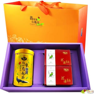 【龍源茶品】自然純淨頂級台灣茶山禮盒組(任選200g~300g/附提袋)