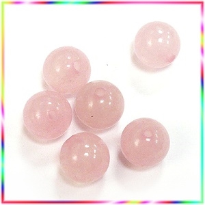 UF358天然粉晶圓珠