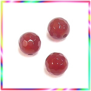 UF312天然紅瑪瑙角珠
