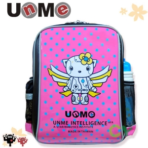 【UnMe機器人】超輕點點單層後背書包／桃粉紅加送鉛筆3支◤瘋開學 這樣買就對了◢  ~商品熱銷搶便宜↘現正熱賣中