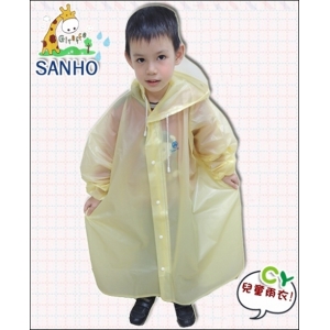 【Sanho】長頸鹿兒童雨衣/ 黃 (L_140~149cm)◢~~11/30商品搶便宜↘75折起熱賣中