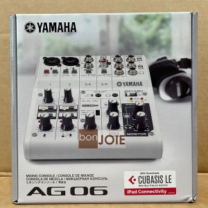 ::bonJOIE:: 美國進口 Yamaha AG06 Mixer 6軌 USB 混音器 (全新盒裝) 山葉 錄音介面 podcast 直播 調音台 錄音盒 混音機