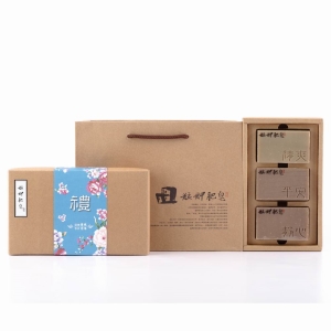 【艋舺肥皂 傳統藍花禮盒】清爽皂＋平安皂＋靜心皂 - 手工皂.年節禮盒.送禮.禮物.熱銷
