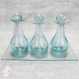 【自然屋精品】手工琉璃瓶一組 琉璃瓶 玻璃瓶 玻璃 琉璃 瓶子 曲線玻璃瓶 居家裝飾 居家布置 Glass bottle