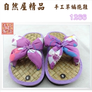 【自然屋精品】兒童草編拖鞋 自然涼鞋 拖鞋 草編拖鞋 夾腳拖鞋 海灘拖鞋 藤編拖鞋 Slippers (現貨)-1266