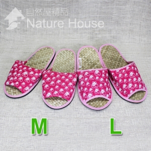 【自然屋精品】自然草編室內拖鞋 室內拖鞋 自然風 拖鞋 健康 環保 手工 藤編 Indoor slippers 1301