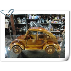 【自然屋精品】木製仿古金龜車-特大、木製仿古機車，木製仿古跑車，手工藝柚木模型汽車