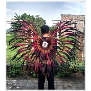 印地安酋長帽 羽毛翅膀cosplay 酋長帽 翅膀 巴西嘉年華 (可租賃!含運特價中!)