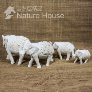 【自然屋精品】 小象 大象 原木大象 木雕動物 木雕大象 自然風 巴里島 手工 藝品 精品 裝飾 Elephant -8